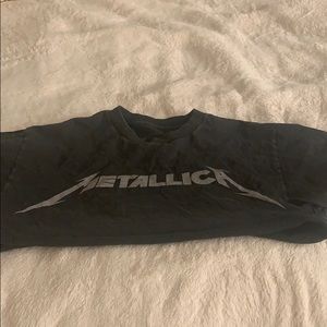 Crop Metallica top
